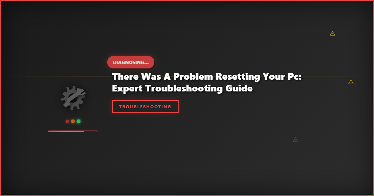 There Was a Problem Resetting Your PC: Expert Troubleshooting Guide
