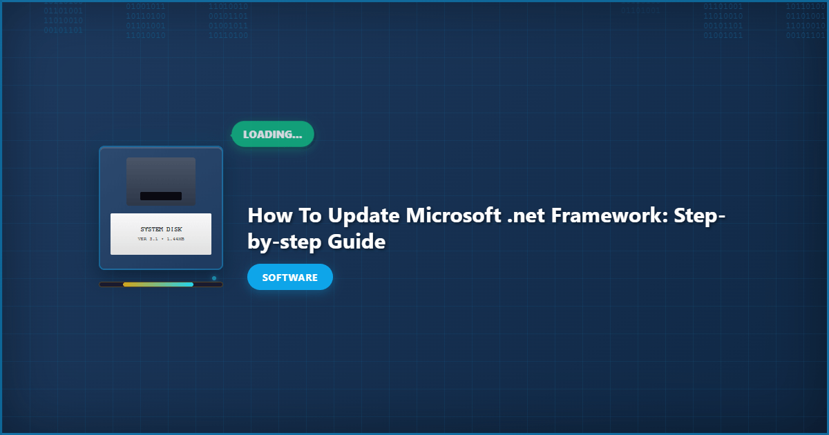 How to Update Microsoft .NET Framework: Step-by-Step Guide