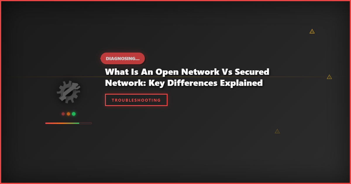 What Is an Open Network vs Secured Network: Key Differences Explained