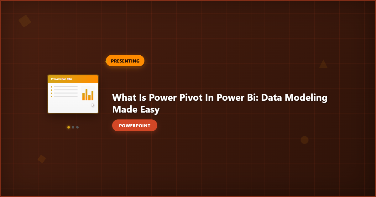 What is Power Pivot in Power BI: Data Modeling Made Easy
