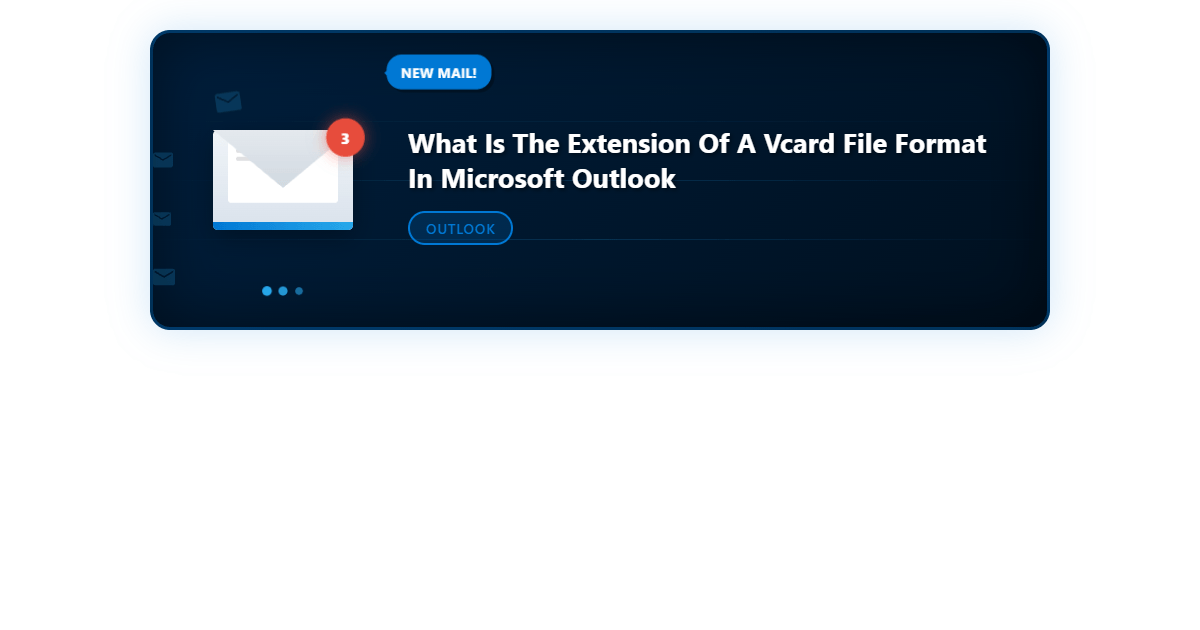 What is the Extension of a Vcard File Format in Microsoft Outlook: Complete Guide